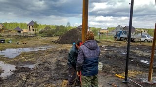 Заказать монтаж винтовых свай в Инта - цена под ключ с доставкой от 1837 шт